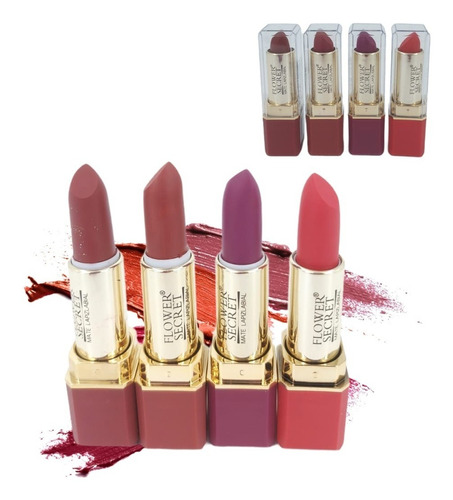 Pack 4 Labiales Mate