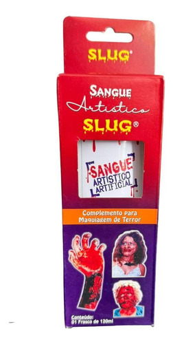 Sangue Artificial Slug 120 Ml Vermelho Realístico