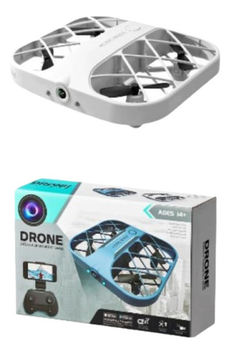 Mini Drone Disco Voador Ufo Infantil Azul Cinza Preto