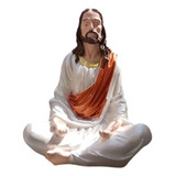 Jesús Jesucristo Meditando Sentado  Decoración Hogar