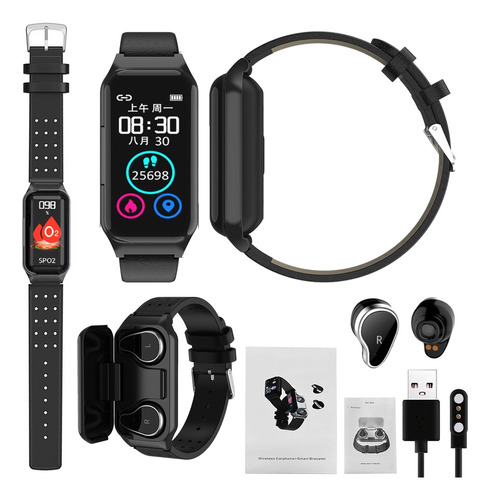 Reloj Inteligente C Con Auriculares Para Mujeres Y Hombres,