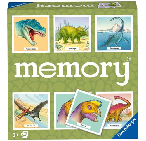 Juego De Memoria Dinosaurios Ravensburger Infantil T-rex