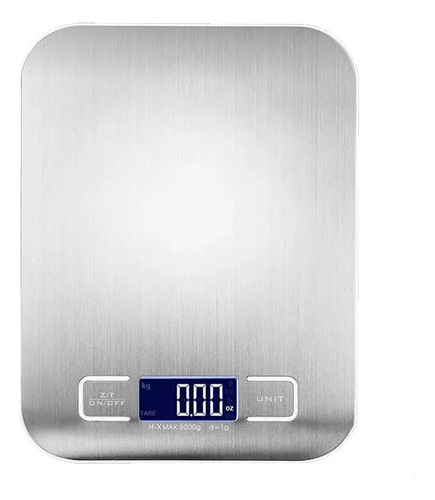 Balanza De Cocina Digital Acero Inoxidable 5kgs Division 1g