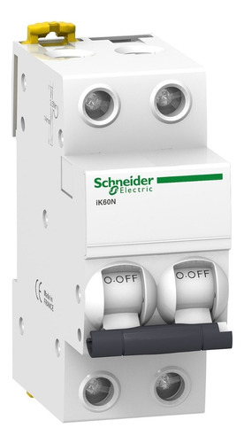 Llave Termica Schneider Bipolar 2 X 16 A Ik60n 6ka