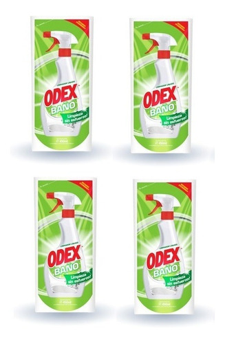 Limpiador Para Baño 450ml Odex, Pack X 4 Unidades (art 6167)