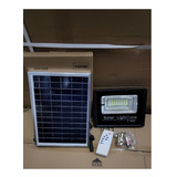 Foco Solar De 100 Watt + Panel Separado Con Control Remoto 