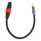 Cable De Micrófono Estéreo Balanceado De Xlr A 3,5 Mm, 1,0 P