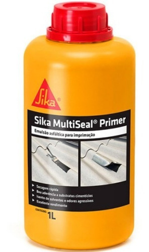 Primer Colagem Manta Asfáltica Cola Multiseal 1l Sika