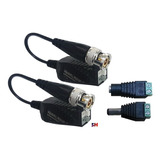 4 Pares Baluns Transceptores Hd Energia Cctv Video 4en1 Push