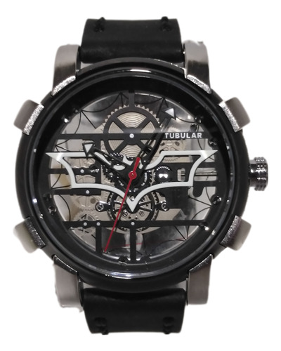 Reloj De Batman Pulsera Hombre Luminiscente Fondo Cristal