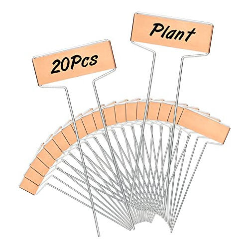 20 Etiquetas De Cobre Plantas, Etiquetas De Jardín Pla...