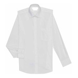 Camisa Colegial Cuello Corbata Blanca  Manga Larga