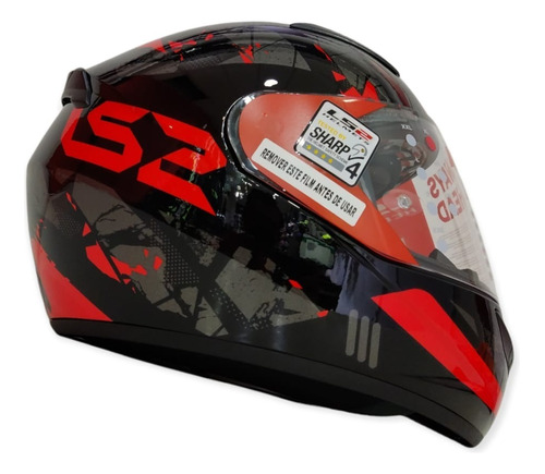 Casco Moto Ls2 352 Tribal Red White Blue 2020 En Devotobikes