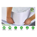 Forro Bamboo Matrimonial Protector Cubrecolchon Impermeable