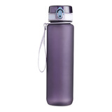 Garrafa Galão De Água 1l Squeze Motivacional Com Alça Nylon Cor Roxo