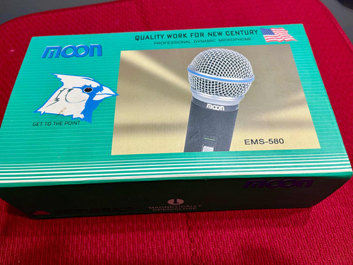 Micrófono Profesional Dinámico  Moon -ems 580 Importado