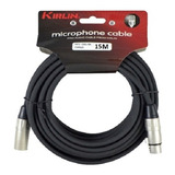 Cable Xlr  Micrófono Profesional Balanceado 15m