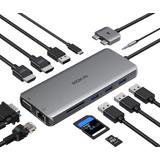 Hub Usb-c Para Macbook Pro Mokin Con Hdmi Vga Ethernet Y ...