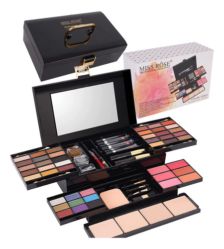 Kit Completo De Maquillaje Profesional De 58 Colores Para Mu