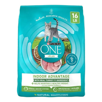 Alimento Para Gato-purina One+plus Sabor Pavo 7.2g\u002F16lib | Envío gratis