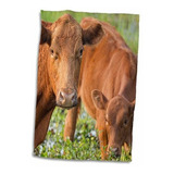 Toalla De Mano 3d Rose Red Angus Para Vacas Y Terneros De Po