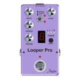 Pedal Looper Rowin Re-05 Con Efecto Delay Chorus Reverb