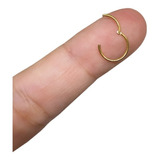 Piercing Argolinha Nostril Segmento Nariz Titânio G23 1mm