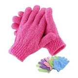 Pack 6 Guantes Exfoliantes Para Ducha Limpieza Desinfeccion