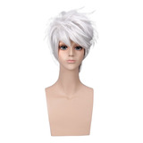 Asx Hatake Kakashi Anime Cosplay Peluca Peluca Plateada