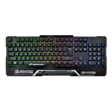 Teclado Gamer Nextep Dragon Xt Ne-484 Semi Mecánico Usb Rgb Color Del Teclado Negro