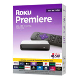Tv Box Roku Premiere Reproductor De Streaming 4k Hdmi Wi-fi
