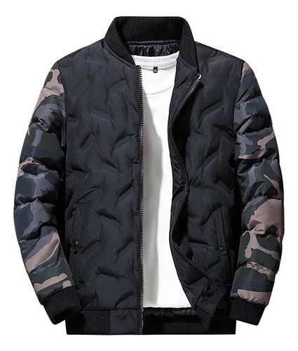 Jaqueta Bomber Camuflada Casaco Militar Quente