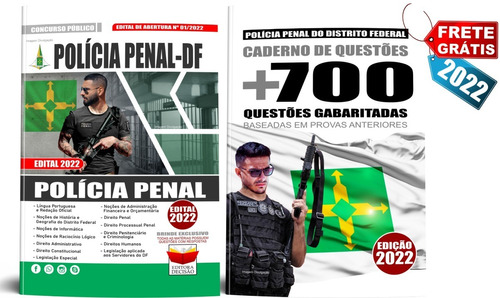   Apostila Ppdf Polícia Penal Distrito Federal 2022 Kit