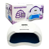 Teknikpro Big Uv Led Nail Lamp Cabina Uñas Manicuria 80w