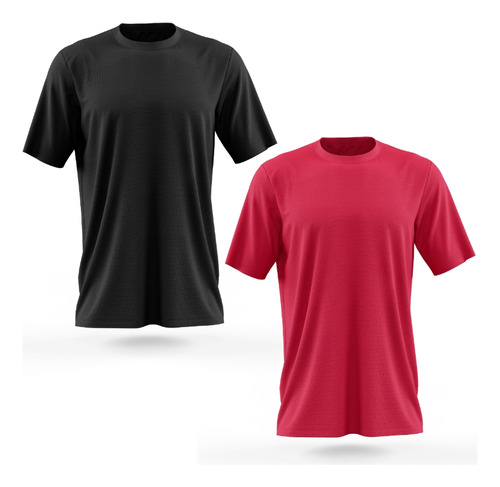 Kit 2 Camisetas Dry Esporte Academia Camisa Blusa Treino