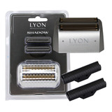 Lyon Shadow Repuesto Afeitadora Shaver Cabezal + Cuchillas