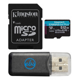 Tarjeta Memoria Microsd 512 Gb Canvas Go Plus Con Adaptador