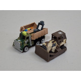 Galoob Lote 2 Micromachines Us Army Cargo Truck Micro Machin