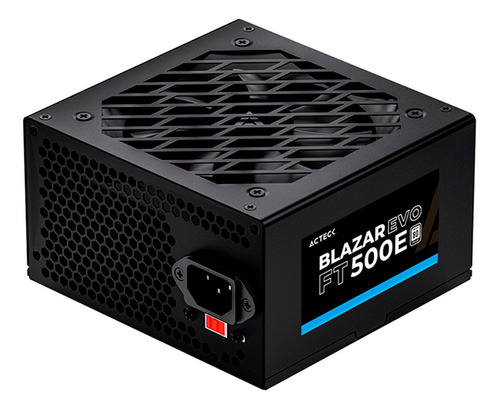 Fuente De Poder Pc 500w Gamer Acteck Blazar Evo Ft500e Negro