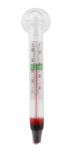 Termometro Vidrio Sumergible Termperatura Agua Acuario Chupa