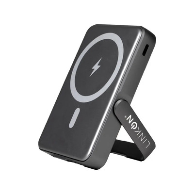 Power Bank Cargador iPhone Inalambrico Linkon Magsafe Aluminio Color Gris ABS 10000 Mah | Envío gratis