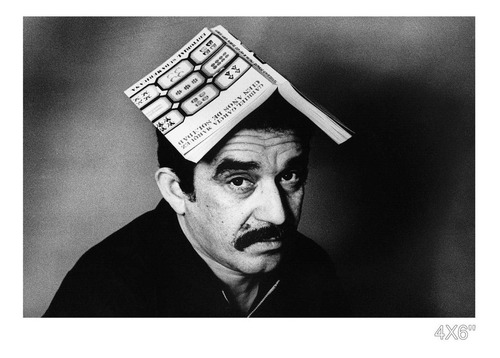 Poster Quadro Painel Gabriel Garcia Marquez Vintage Retro 