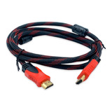 Cable Hdmi Reforzado 1,5 Metros Monitor Tv Hd 1080 4k Dorado