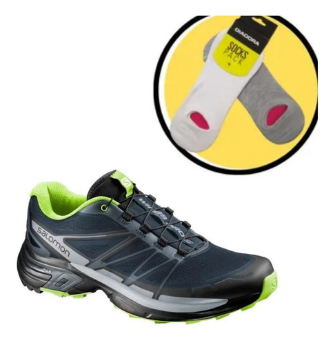 Zapatillas Salomon Wings Pro 381555+ Medias Gratis!!