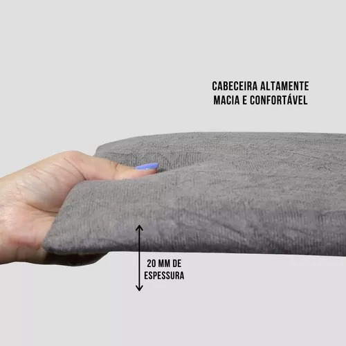 7 Cabeceiras De Cama Ajustáveis Espuma Autocolantes 55x20 