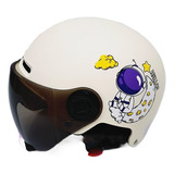 Casco De Motocicleta De Rostro Abierto Casco Para Niños,