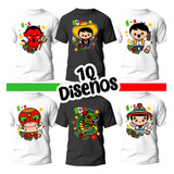 Vectores Fiestas Patrias Chibis - Animados Para Playeras 