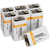 Amazonbasics Baterías Alcalinas De Uso Diario De 9 Voltios,