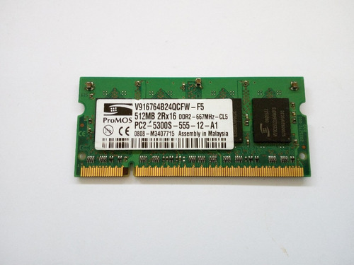 Memoria Ram Ddr2 1gb Laptop 2x512 Mb