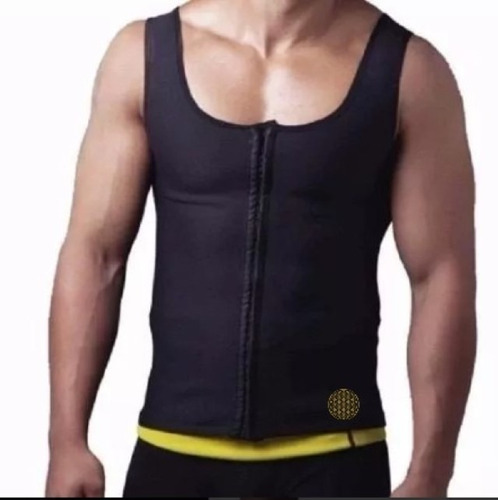 Faja Termica Reductora Chaleco Hombre 4 Broches 3xl Sauna